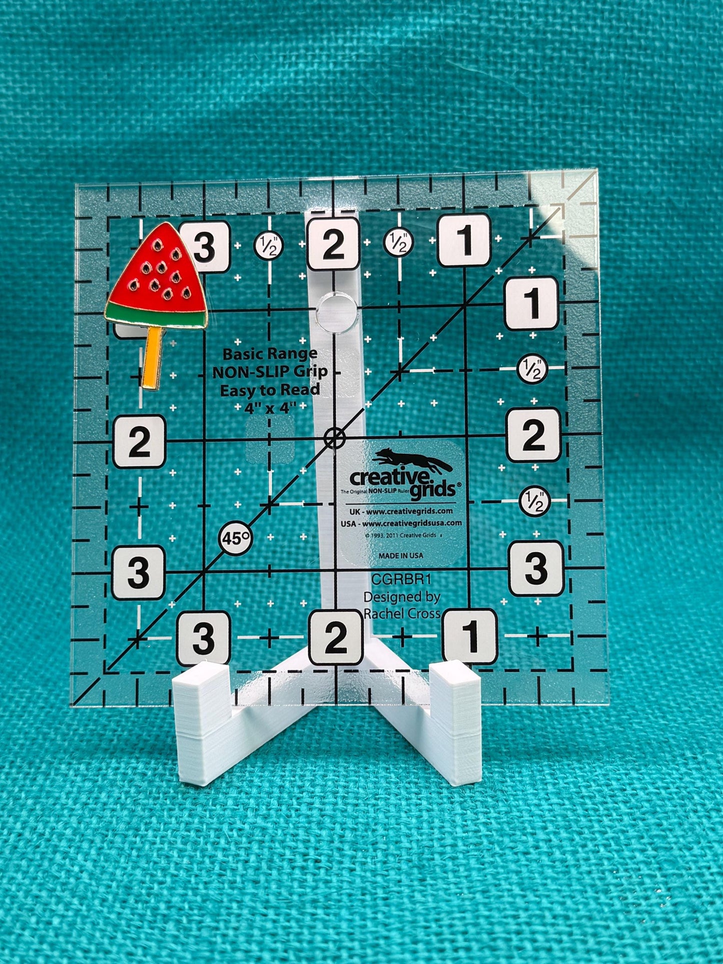 Watermelon Popsicle Needle Minder for Needlepoint, Cross Stitch, Embroidery and Sewing