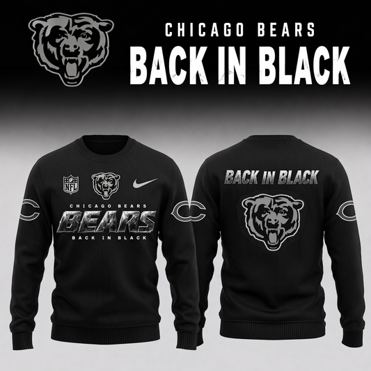 2026 Chicago Bears - Back In Black Limited Edition Sweater