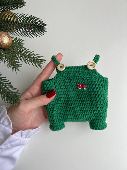 Crochet Christmas reindeer toy, cute moose amigurumi, handmade winter deer, Xmas gift daughter, boho nursery decor, baby Holidays gift