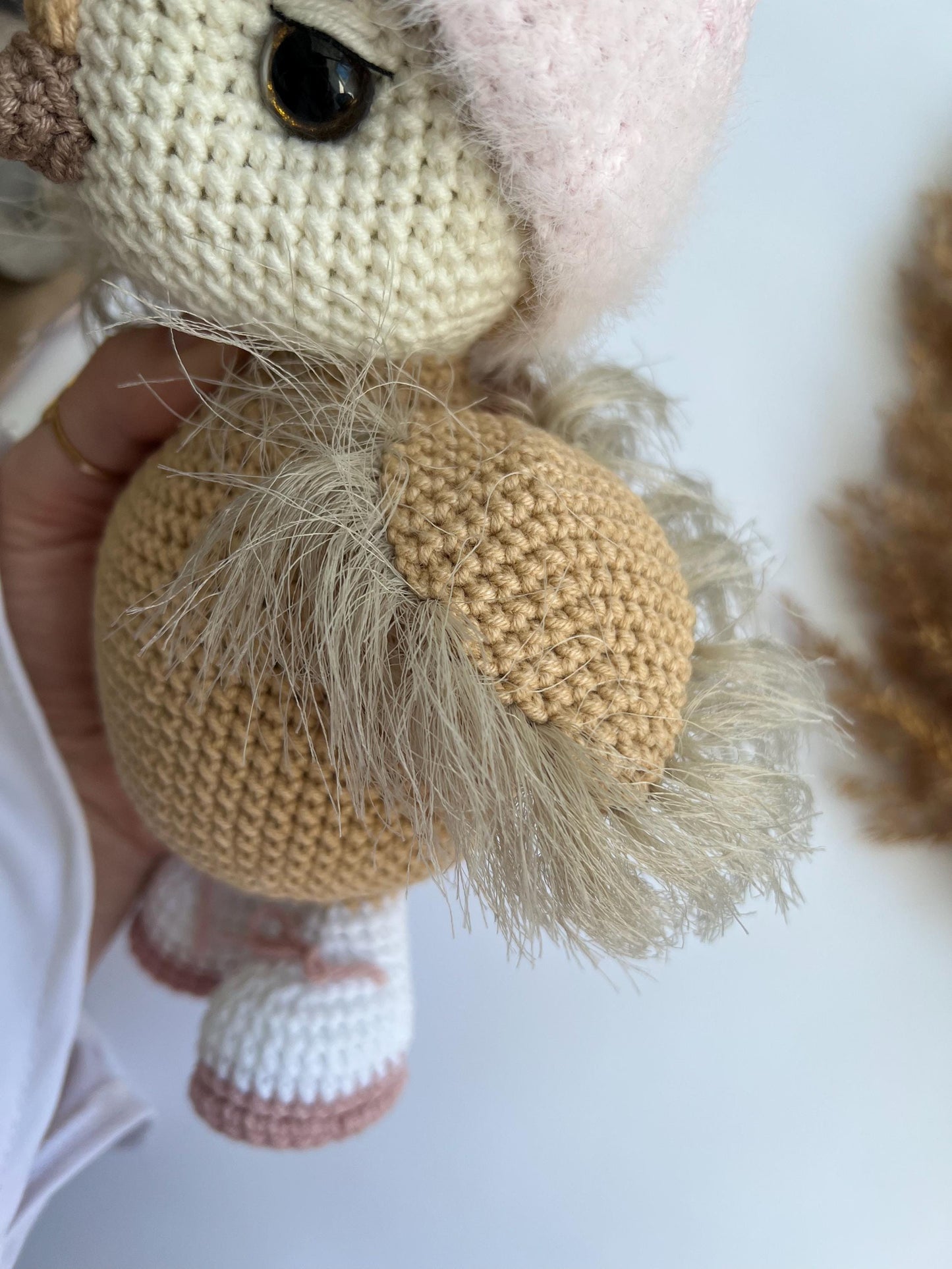 Crochet owl amigurumi, baby first Christmas, winter nursery decor, teacher gift, woodland animals