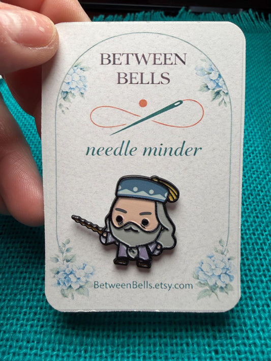 Wise Headmaster–Inspired Needle Minder for Needlepoint, Cross Stitch, and Embroidery