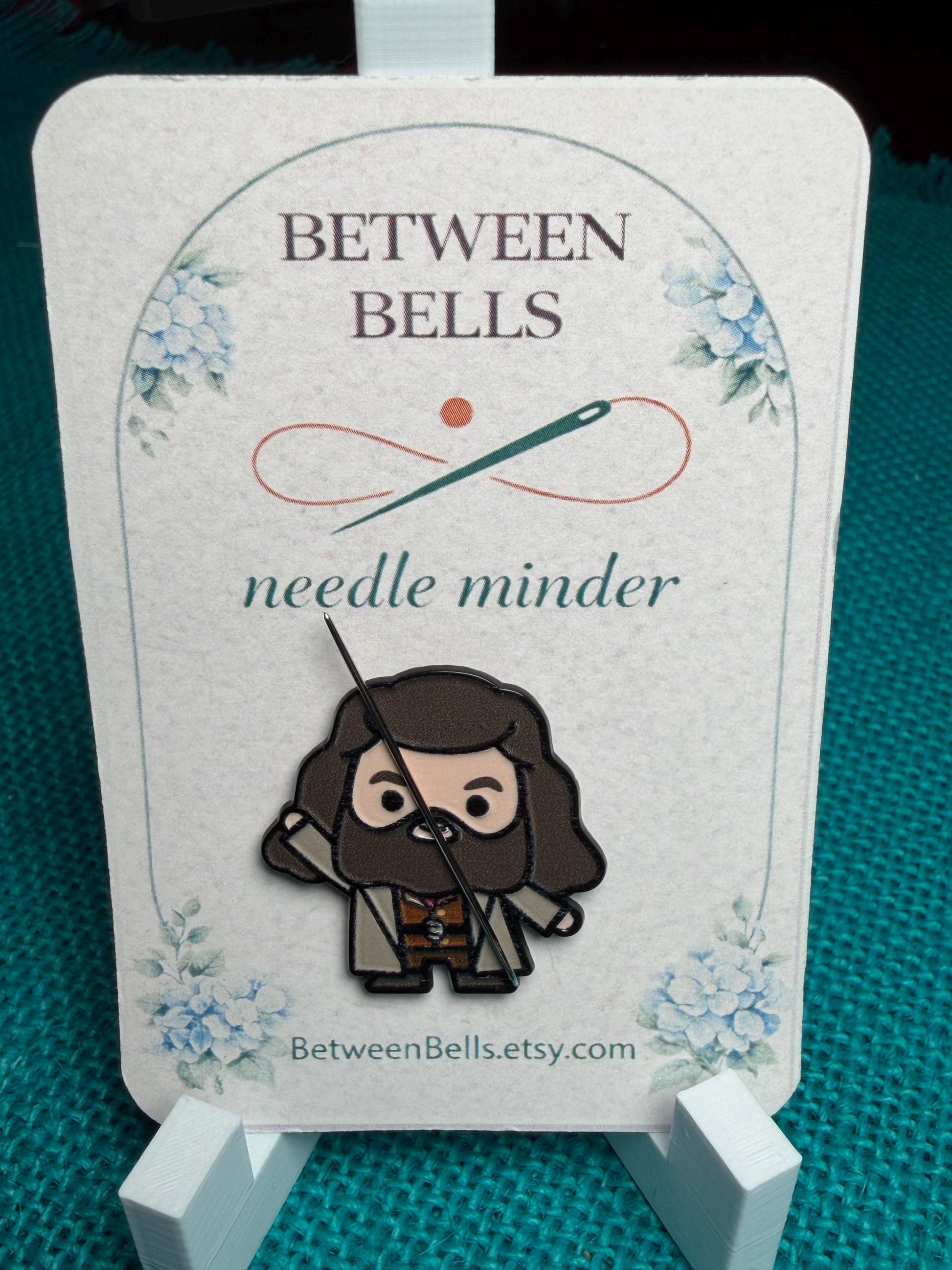 Bearded Wizard Needle Minder for Needlepoint, Cross Stitch, Embroidery and Sewing
