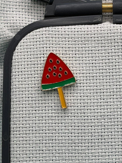 Watermelon Popsicle Needle Minder for Needlepoint, Cross Stitch, Embroidery and Sewing