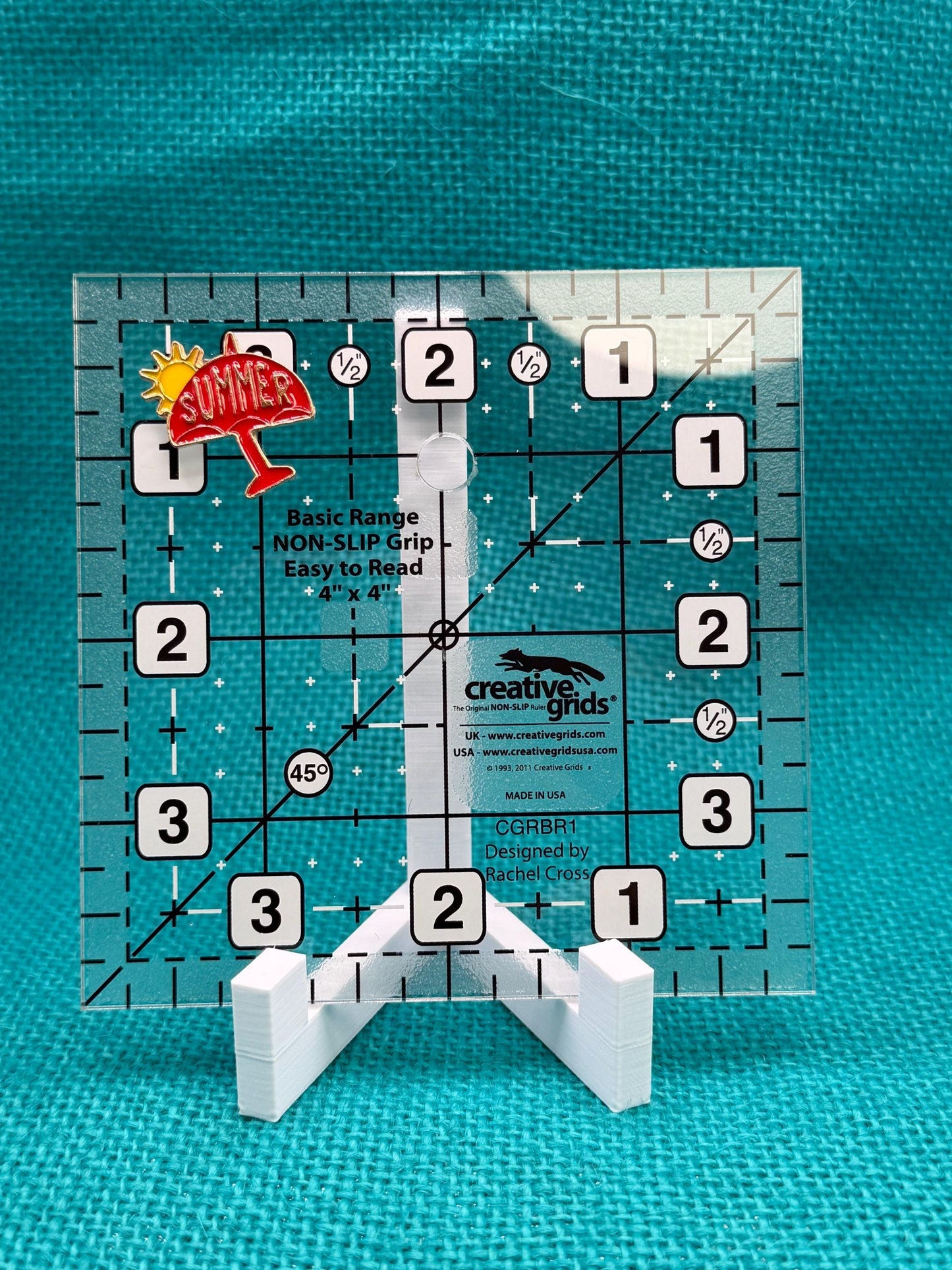 Summer Umbrella Needle Minder | Beach Umbrella Magnet | Sunny Vacation Aesthetic | Cross Stitch Needle Holder