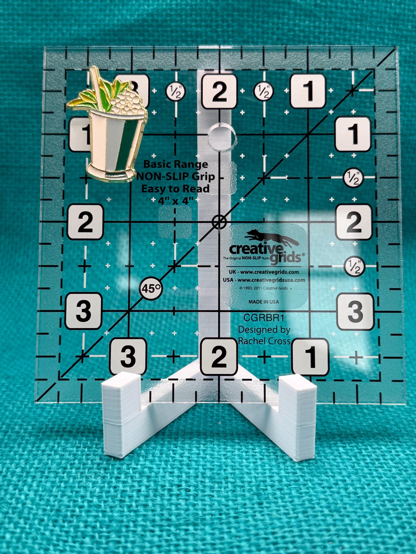 Mint Cocktail Needle Minder | Mojito Drink Magnet | Fresh Summer Aesthetic | Bar Cart Inspired | Cross Stitch Needle Holder