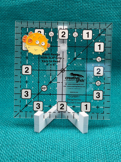 Puffer Fish Needle Minder | Cute Ocean Animal Magnet | Whimsical Sea Life Design | Cross Stitch Needle Holder