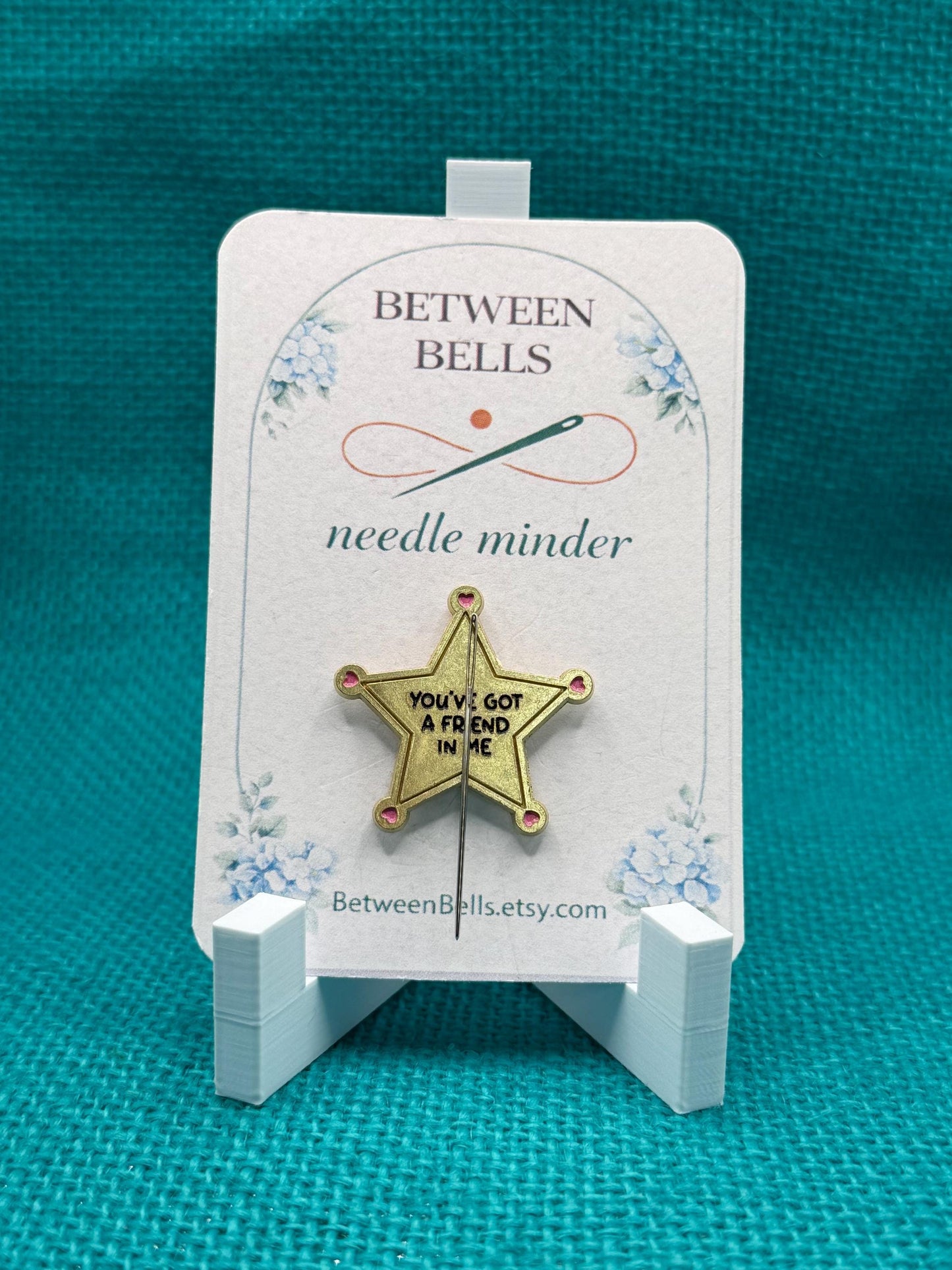 You’ve Got a Friend in Me Needle Minder | Friendship Star Magnet | Cute Inspirational Gift | Cross Stitch Needle Holder