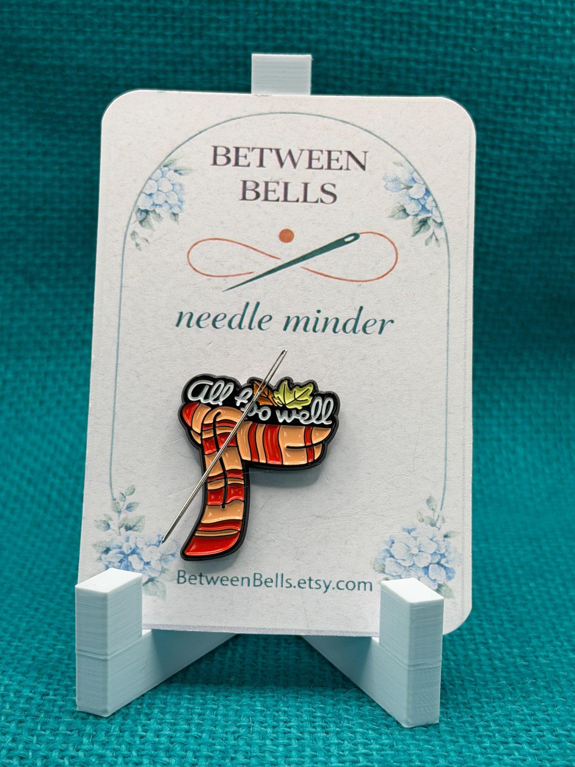 All Too Well Scarf Needle Minder | Cozy Autumn Magnet | Fall Aesthetic Accessory | Bookish & Cozy Vibes | Cross Stitch Needle Holder