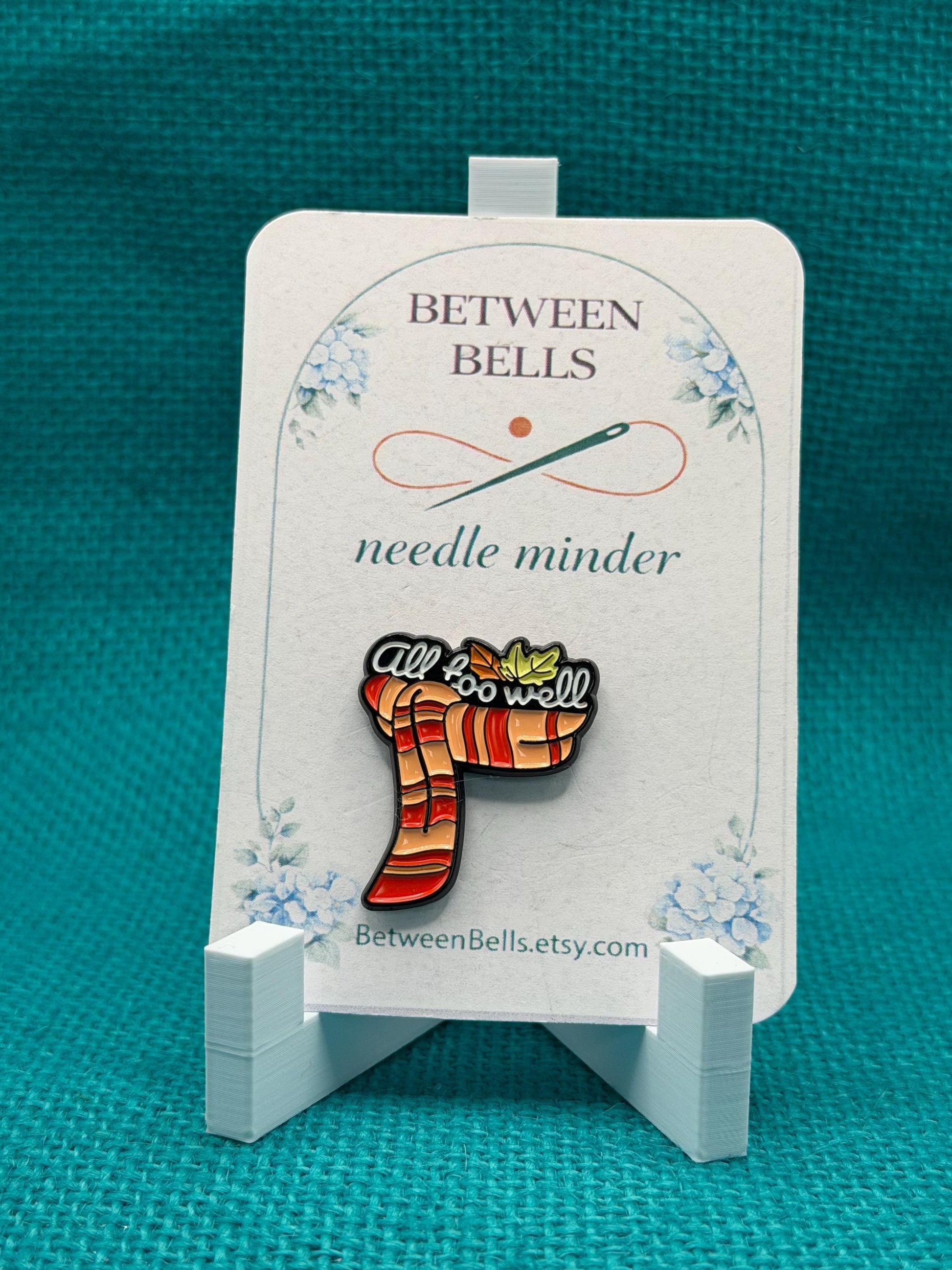 All Too Well Scarf Needle Minder | Cozy Autumn Magnet | Fall Aesthetic Accessory | Bookish & Cozy Vibes | Cross Stitch Needle Holder