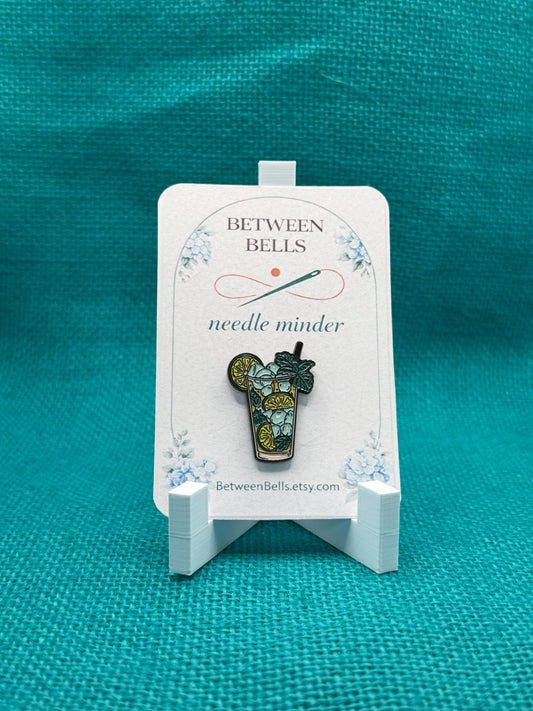 Citrus Mojito Needle Minder | Refreshing Cocktail Magnet | Summer Drink Aesthetic | Bar Cart Inspired | Cross Stitch Needle Holder
