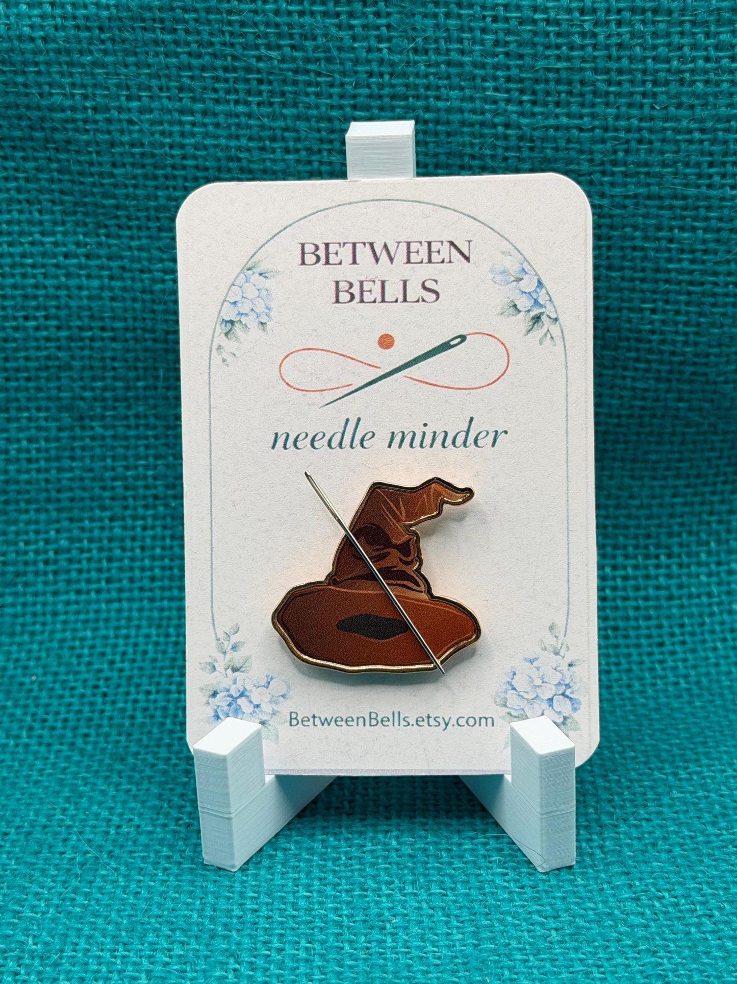 Sorting Hat Needle Minder | Magical Wizard School Magnet | Fantasy House Selection Gift | Cross Stitch Needle Holder