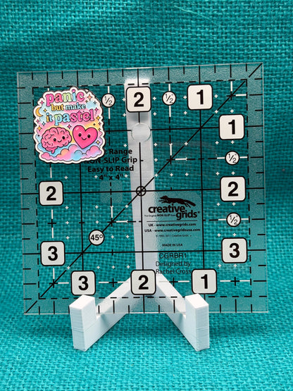 Panic But Make It Pastel Needle Minder | Funny Anxiety Magnet | Cute Mental Health Humor | Cross Stitch Needle Holder