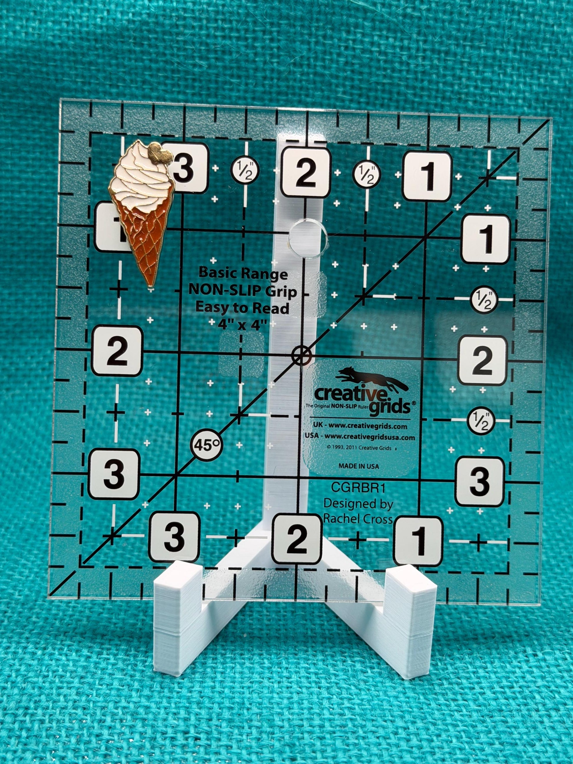Soft Serve Ice Cream Needle Minder | Sweet Treat Magnet | Dessert Lover Gift | Summer Stitching Accessory