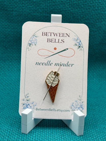Soft Serve Ice Cream Needle Minder | Sweet Treat Magnet | Dessert Lover Gift | Summer Stitching Accessory