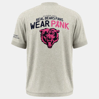 Limited Edition 2026 Chicago Bears "Real Bears Fans Wear Pink" T-Shirt