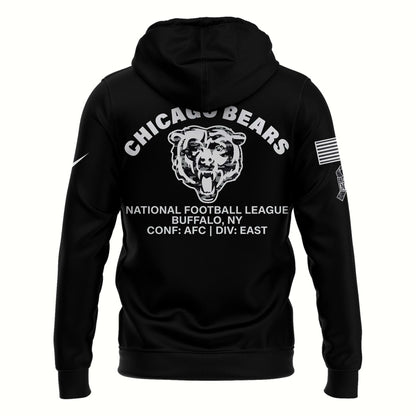 Unisex Chicago Bears 2026 Salute to Service Hoodie
