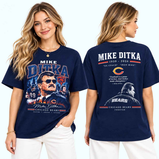Chicago Bears R.I.P Mike Ditka Thank You For The Memories T-shirt