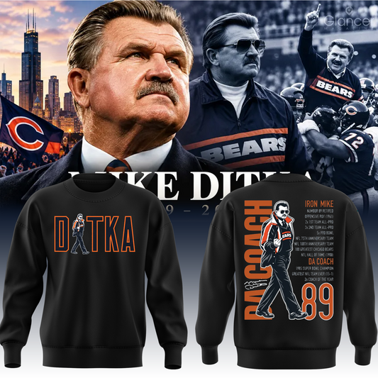 003. Mike Ditka Chicago Bears In Loving Memory Limited Edition sweat