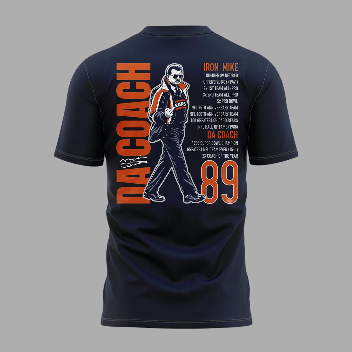 01.14. Coach Mike Ditka Chicago Bears - Remembering a Legend - Paying Tribute to Da Coach T-Shirt