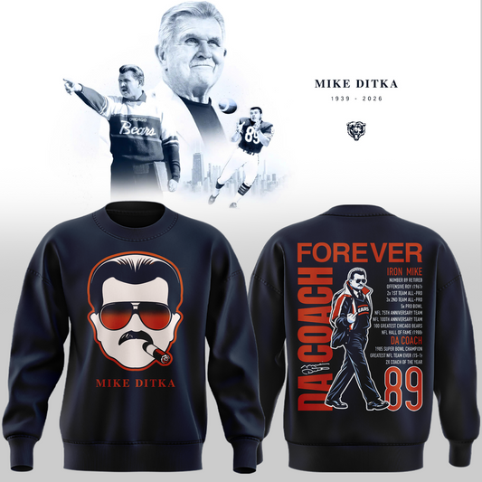 01.Chicago Bears Mike Ditka Forever SWEATSHIRT
