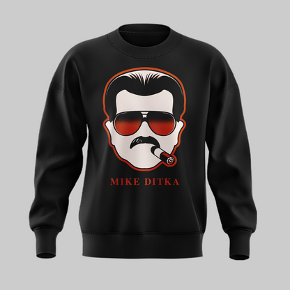 Chicago Bears Mike Ditka Forever SWEATSHIRT - Balck