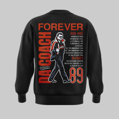 Chicago Bears Mike Ditka Forever SWEATSHIRT - Balck
