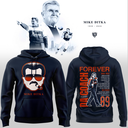 01.22. Chicago Bears - Coach Mike Ditka - Paying Tribute to Da Coach Hoodie