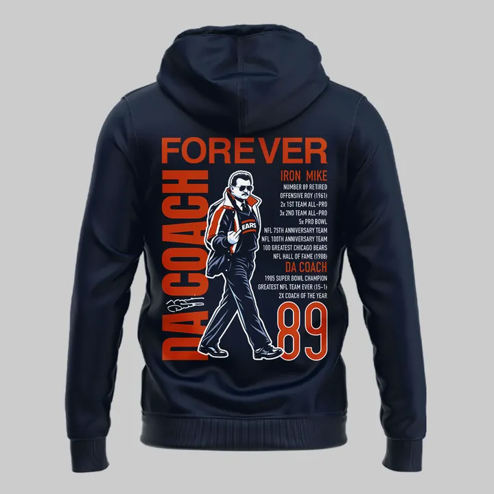 01.22. Chicago Bears - Coach Mike Ditka - Paying Tribute to Da Coach Hoodie