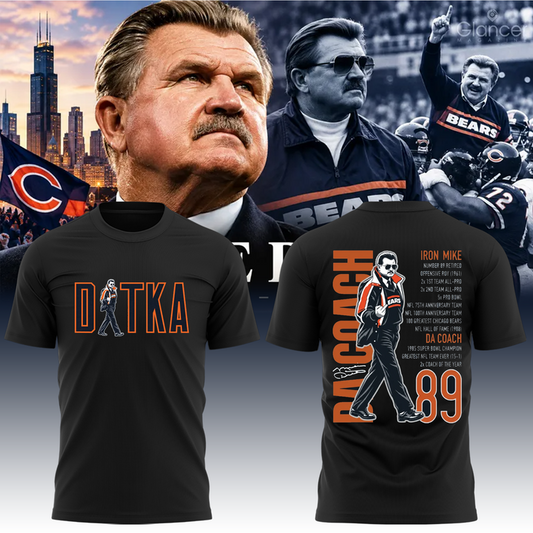 01.19. Navy Shirt Mike Ditka Forever - Chicago Bears Special T-Shirt